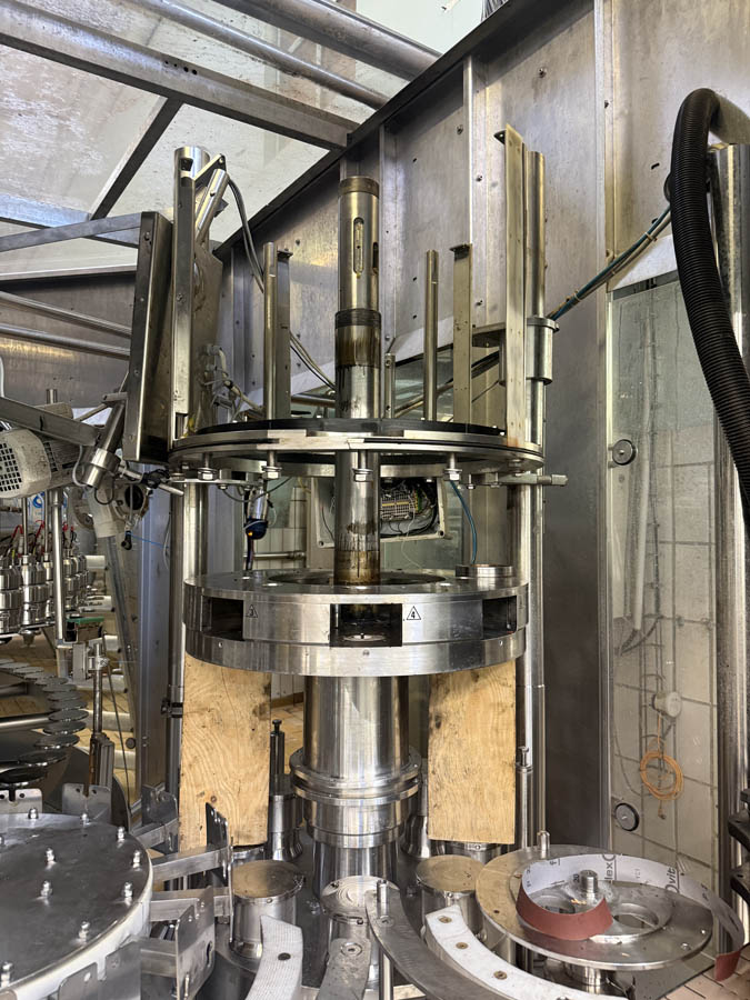 Contr&ocirc;le des organes m&eacute;caniques de la boucheuse li&egrave;ge AROL QUASAR