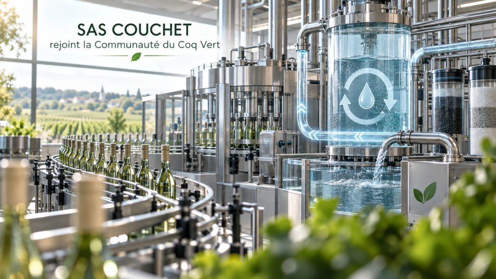 SAS COUCHET rejoint la Communaute du Coq Vert pour un embouteillage plus responsable